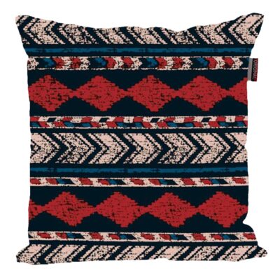 Housse de coussin en velours – Design géométrique imprimé (Set de 2)