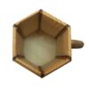 Porte-pinceaux de maquillage en bois Cup artistique fait main