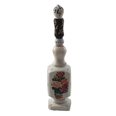 Contenant Persan Surma Dani en Bois pour Garder le Kohl Design Floral (x2)