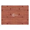 Boîte organisatrice en bois pour sachets de thé 4 compartiments Design tasse de thé