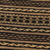 Tapis en laine Kilim persan runner tissé à la main en Khorasan rayé marron
