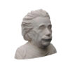 Statue de buste d'Albert Einstein - Pièce d'art scientifique célèbre