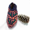 Pantoufles Crochets Azerbaïdjanais avec Fibres Acryliques Tricotées