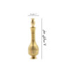 Contenant en Laiton Surma Dani pour Conserver le Khol Mehrak (x2)