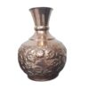 Vase décoratif en cuivre persan gravé fait main - Set de 2