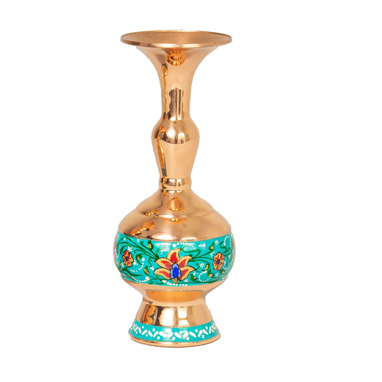 Vase décoratif en cuivre persan fait main Artisan Elegance