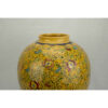 Vase en poterie décoratif persan fait main peint avec design Gol o Morgh
