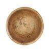 Bol décoratif en bois fait main style rustique