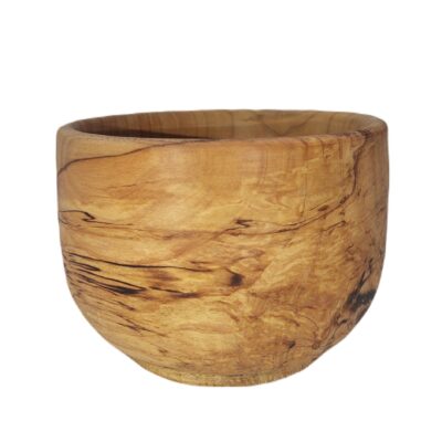 Bol décoratif en bois fait main style rustique