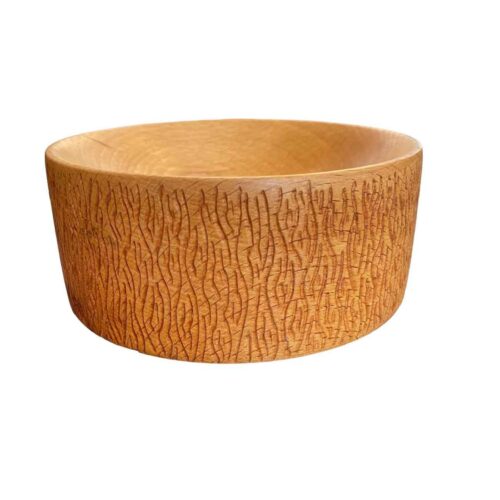 Bol décoratif en bois fait main style rustique modèle Fariba