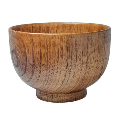 Bol décoratif en bois minimaliste et rustique
