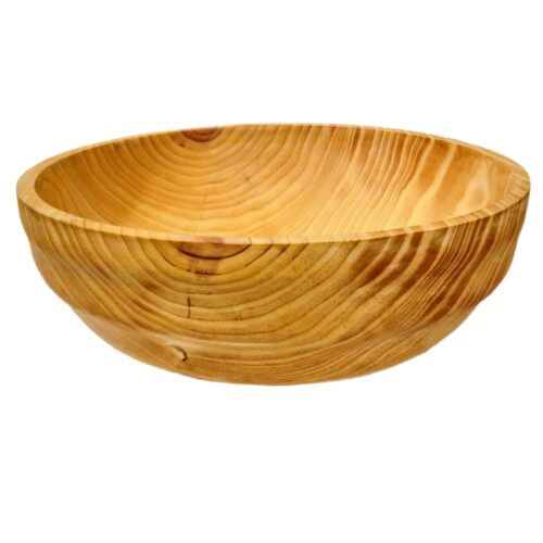 Bol décoratif en bois fait main style rustique en bois de pin