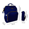 Sac à dos pour couches avec tapis à langer