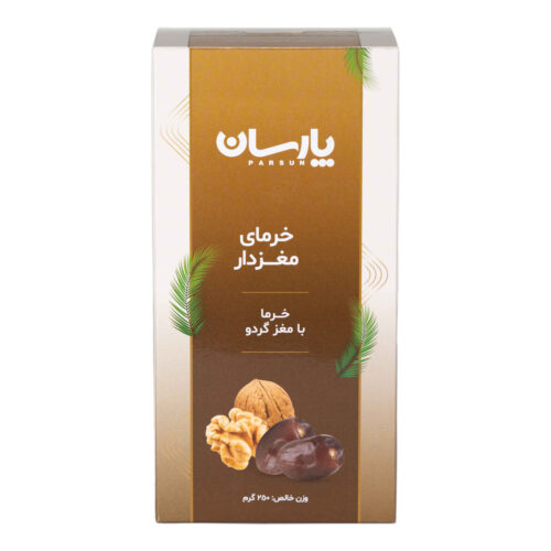 Iranian Dried Dates Stuffed with Walnut – 250 grams (6 packs)