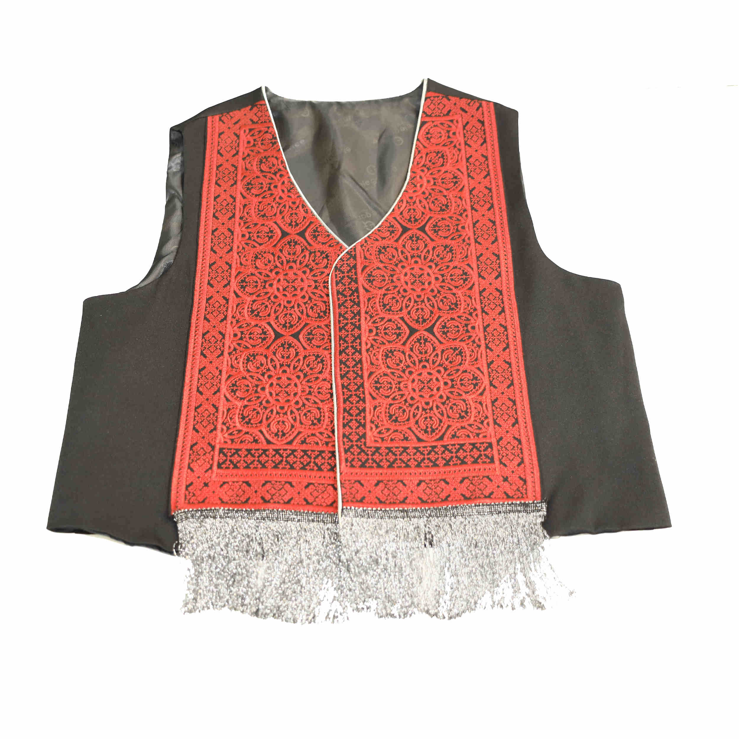 Gilet brodé baloutchi pour femmes entièrement doublé