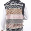 Gilet brodé pour femmes avec design patchwork