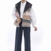 Gilet brodé pour femmes avec design patchwork