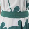 Robe ajustée avec ceinture pour femmes avec design floral