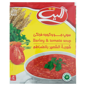 Soupe instantanée à l’orge et à la tomate en poudre, Elite 65g (20 sachets)