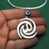 Pendentif de Miroir Arrière-Vue de Voiture Islamique Orné avec Allah Calligraphie