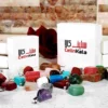 Bracelet en cuir islamique avec pierre agate ajustable pour homme