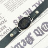 Bracelet en cuir islamique avec pierre agate pour homme dans le design Wan Yakad
