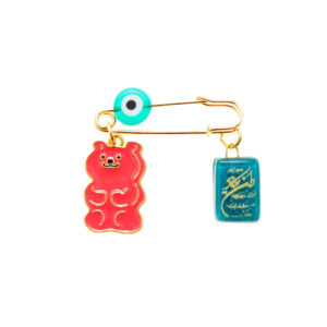 Broche épingle de sûreté islamique pour nouveau-né Van Yakad et design d’Ours