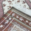 Tapis de prière islamique fin Sajadah en chenille avec design floral