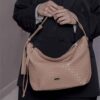 Sac slouchy en cuir - Style hobo, modèle Snake