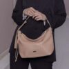 Sac slouchy en cuir - Style hobo, modèle Snake