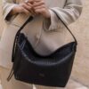 Sac slouchy en cuir - Style hobo, modèle Snake