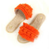 Tongs Boho Chic Macramé pour Femmes avec Bout Rond