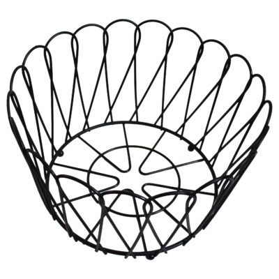 Panier de rangement en fil métallique modèle Tears