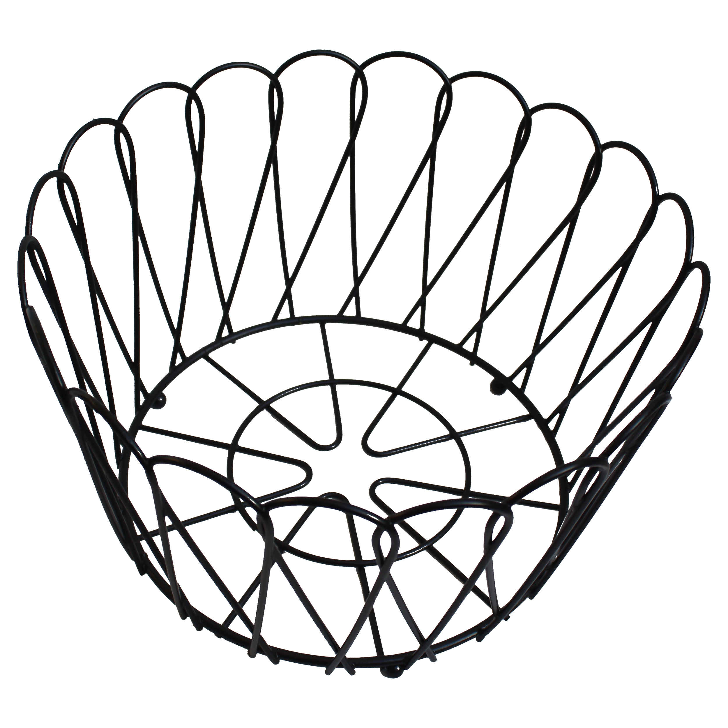 Panier de rangement en fil métallique modèle Tears