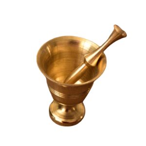 Set de Mortier & Pilon en Laiton Persan pour Votre Cuisine