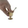 Set de Mortier & Pilon en Laiton Persan pour Moudre & Broyer les Épices Modèle Neda