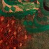 Peinture d’art calligraphique persane à l’acrylique sur toile par Daniel Bakshi