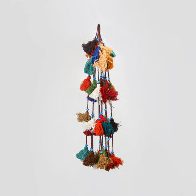 Tenture murale persane à pompons DIY – Artisanale traditionnelle