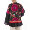 Manto persan brodé pour femmes avec design floral