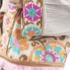 Manto persan brodé pour femmes avec design floral