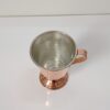 Tasse persane en cuivre - Fabriquée à la main avec anse pour boissons froides - Martelée Parastoo