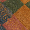 Tapis Gabbeh persan en laine tissé à la main en Fars à carreaux motifs animaliers