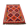Tapis en laine Kilim persan avec laine tissé à la main en Isfahan Qashqai rouge