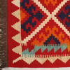 Tapis en laine Kilim persan avec laine tissé à la main en Isfahan Qashqai rouge