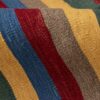 Tapis Kilim Persan en laine tissé à la main dans le Fars, rayé