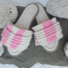 Pantoufles Macramé Boho Chic pour Femmes Modèle Été