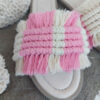 Pantoufles Macramé Boho Chic pour Femmes Modèle Été