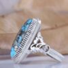 Bague Faite Main pour Homme avec Turquoise de Neyshabur