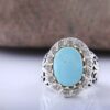 Bague Faite Main pour Homme avec Turquoise de Neyshabur