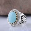 Bague Faite Main pour Homme avec Turquoise de Neyshabur